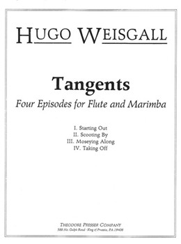 Tangents Four Episodes for Flute and Marimba by Weisgall Hugo for