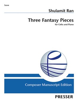 3 Fantasy Pieces For Cello and Piano by Ran Shulamit for