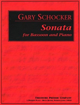Sonata For Bassoon & Piano by Schocker Gary for Bassoon and Piano