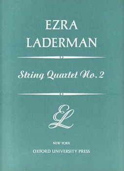 String Quartet No. 2 Full Score by Laderman Ezra for
