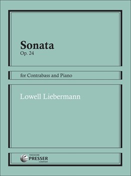 Sonata by Liebermann Lowell for String Bass and Piano