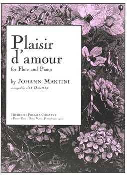 Plaisir D'amour by Martini J - Daniels J - for Flute and Piano