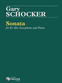 Sonata by Schocker Gary for Saxophone Solo W
