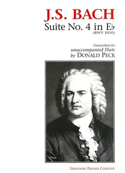 Suite #4 In E-flat Bwv 1010 by Bach Johann Sebastian for Flute Solo