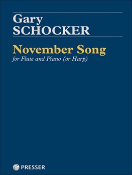 November Song by Schocker Gary for Flute and Piano