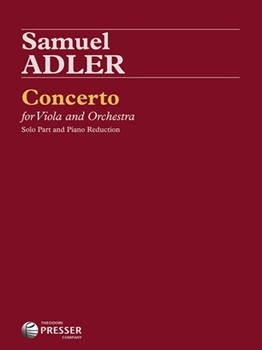 Concerto by Adler Samuel for Viola and Piano