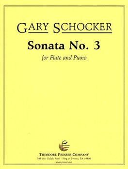 Sonata #3 by Schocker Gary for Flute and Piano