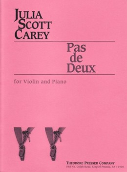 Pas De Deux by Scott-Carey J for Violin and Piano