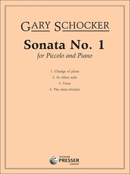 Sonata No 1 by Schocker Gary for Piccolo and Piano