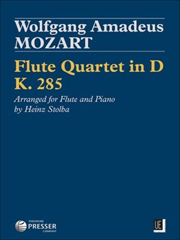 Flute Quartet In D Major K285 by Mozart Wolfgang Amadeus - Stolba Heinz - for Flute and Piano