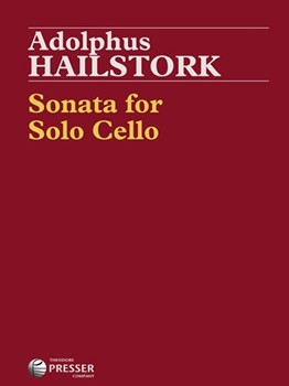 Sonata for Solo Cello by Hailstork Adolphus for Cello Solo