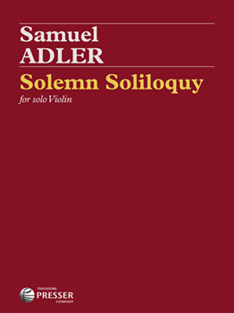 Solemn Soliloquy For Solo Violin