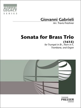 Sonata For Brass Trio (1615) by Gabrieli Giovanni - Freshner Travis - for