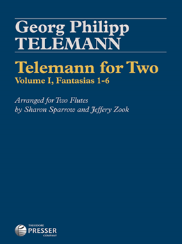 Telemann for Two Volume I, Fantasias 1-6 Flute