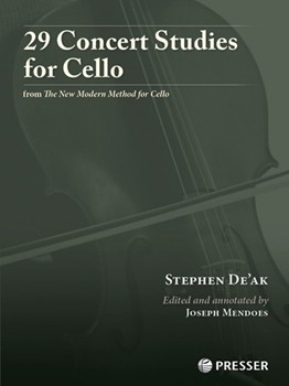 29 Concert Studies for Cello from The New Modern Method for Cello