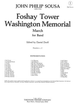 Foshay Tower Washington Memorial March by Sousa John Philip - Dorff Daniel - for Full Score