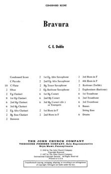 Bravura by Duble Charles Edward for Condensed Score
