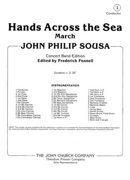 Hands Across The Sea by Sousa John Philip - Fennell Frederick - Fennell Frederick for Conductor Score