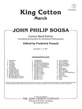King Cotton by Sousa John Philip - Fennell Frederick - for Condensed Score