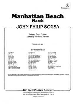 Manhattan Beach by Sousa John Philip - Fennell Frederick - for Concert March