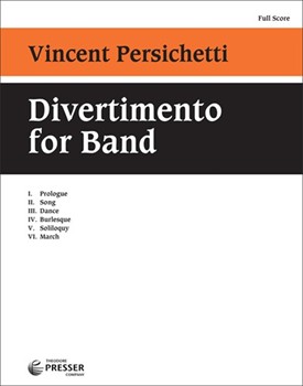 Divertimento For Band Opus 42 by Persichetti Vincent for Oversized Score