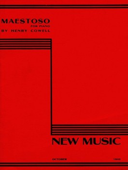 Maestoso For Piano by Cowell Henry for