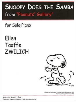 Snoopy Does The Samba by Zwilich Ellen Taaff for Piano