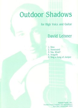 Outdoor Shadows For High Voice and Guitar by Leisner David for