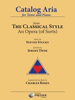 Catalog Aria by Stucky Steven for Tenor and Piano