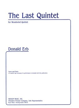 The Last Quintet For Woodwind Quintet - Score and Parts by Erb Donald for