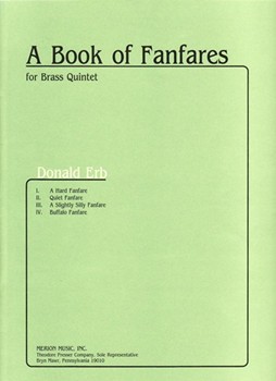Book Of Fanfares by Erb Donald for Brass Quintet