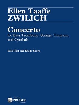 Concerto For Bass Trombonestrstimpcym by Zwilich Ellen Taaff for Bass Trombone