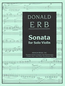 Sonata For Solo Violin by Erb Donald for