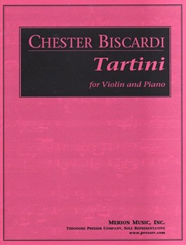 Tartini For Violin and Piano by Biscardi Chester for