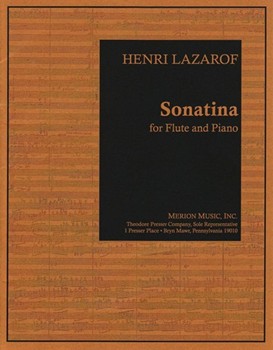 Sonatina by Lazarof Henri for Flute and Piano