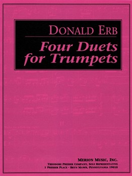 4 Duets For Trumpets by Erb Donald for Trumpet Duet