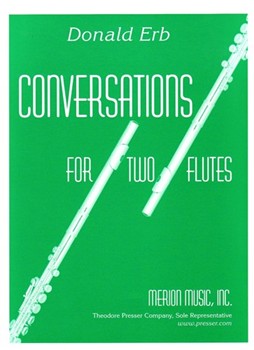 Conversations For 2 Flutes by Erb Donald for Flute Duet