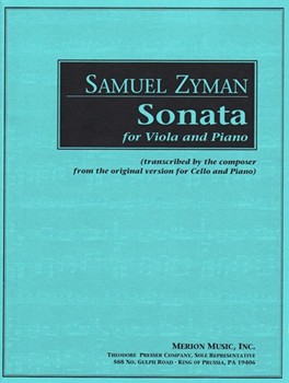 Sonata for Viola and Piano by Zyman Samuel for