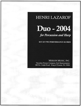 Duo--2004 by Laazarof Henri for Percussion w/har