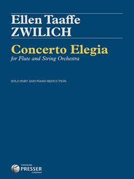 Concerto Elegia by Zwilich Ellen Taaff for Flute and Piano