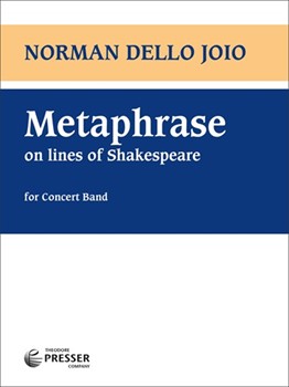 Metaphrase by Dello Joio Norman for Concert Band
