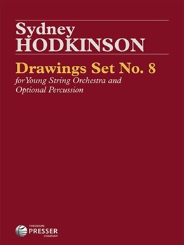 Drawings No.8 for Young String Orchestra with Optional Percussion by Hodkinson Sydney for