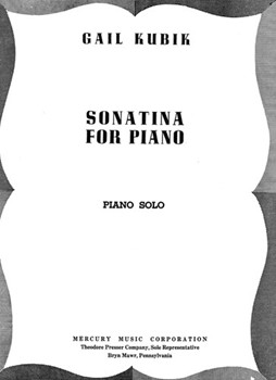 Sonatina for Piano by Kubik Gail for