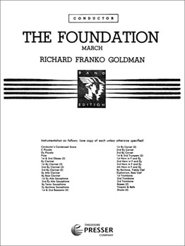 Foundation by Goldman for Full Score