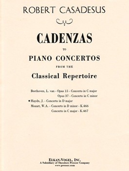Cadenzas to Piano Concertos from the Classical Repertoire Haydn: Piano Concerto in D Major