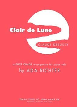 Clair De Lune by Debussy Claude - Richter Ada - for Piano