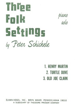 3 Folk Settings by Schickele Peter for