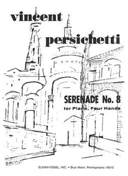 Serenade No. 8 For Piano Four Hands by Persichetti Vincent for