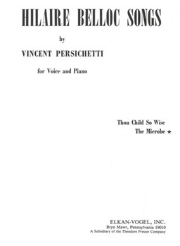 The Microbe The Microbe by Persichetti Vincent Belloc Hilaire for