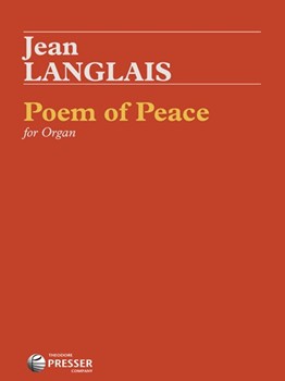 Poem Of Peace by Langlais Jean for Organ Solo